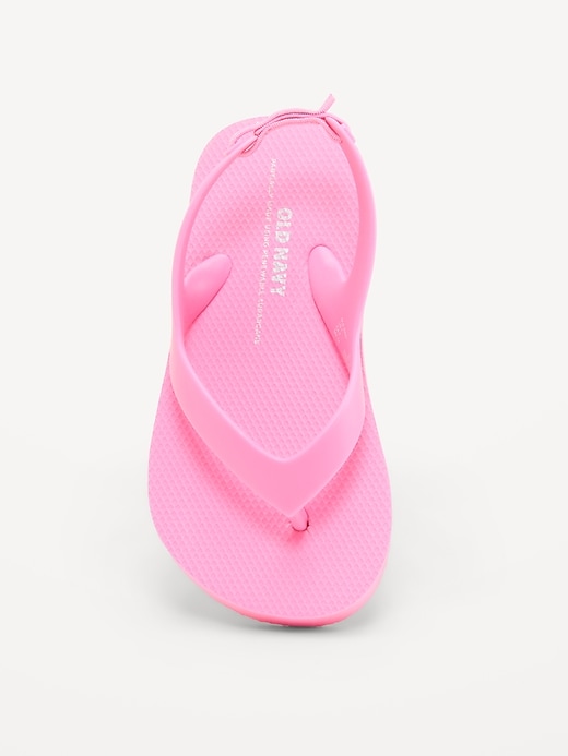 Image number 2 showing, Flip-Flop Sandals for Toddler Girls (Partially Plant-Based)