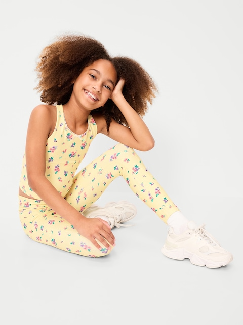 High-Waisted PowerSoft 7/8-Length Leggings for Girls