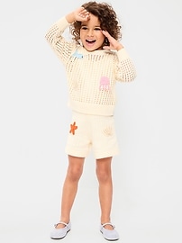 Image number 1 showing, Boxy-Fit Sweater and Shorts Set for Toddler Girls