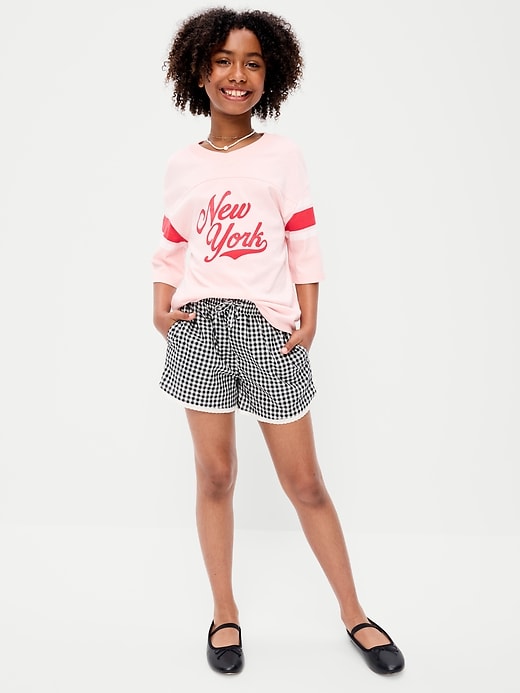 Image number 5 showing, Lace-Trim Shorts for Girls