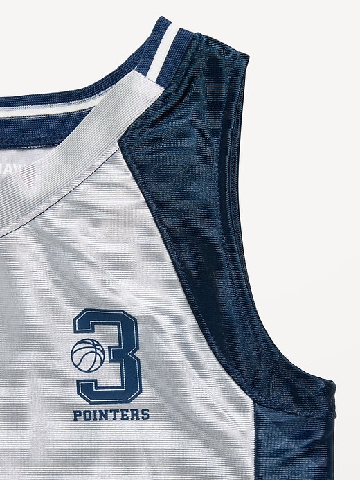 Image number 3 showing, Oversized Graphic Basketball Tank Top for Toddler Boys