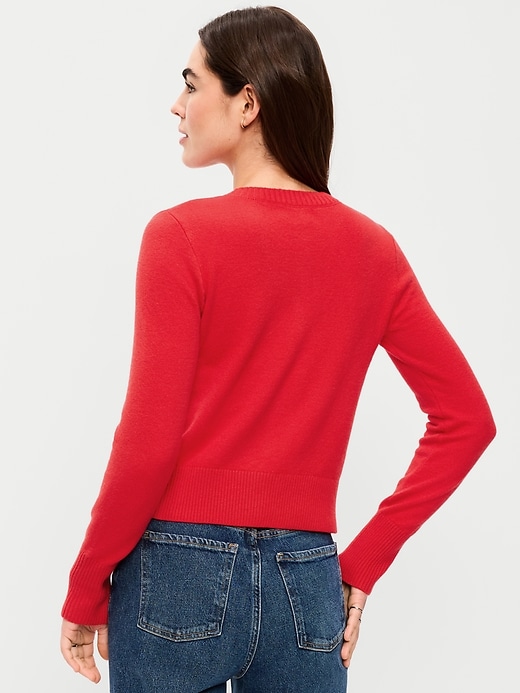 Image number 2 showing, SoSoft Lite Cropped Crew-Neck Cardigan