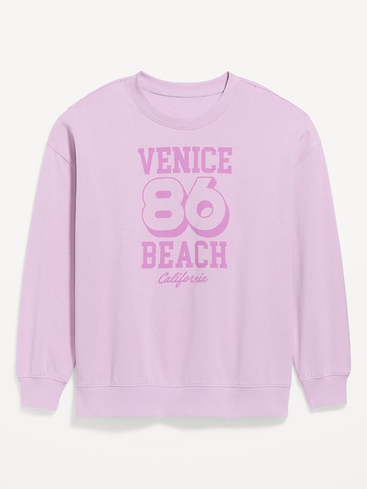 Image number 4 showing, SoComfy Oversized Crew-Neck Sweatshirt