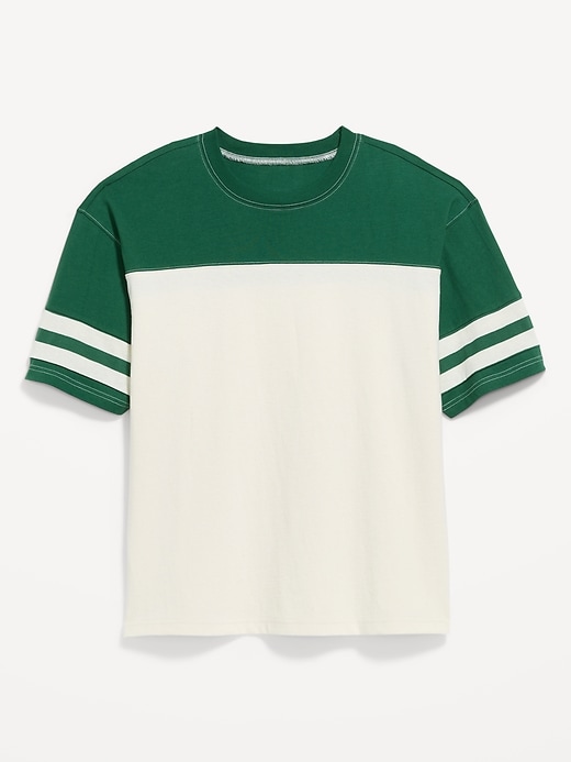 Image number 4 showing, Heavyweight Short-Sleeve Football-Style T-Shirt