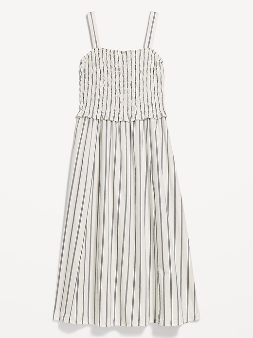 Image number 5 showing, Fit & Flare Smocked-Bodice Midi Dress