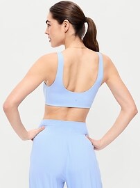 Image number 2 showing, Light Support StudioSmooth Square-Neck Sports Bra