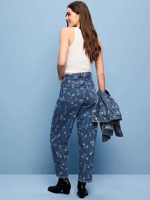 L'image numéro 3 présente Jean baril à taille haute longueur cheville