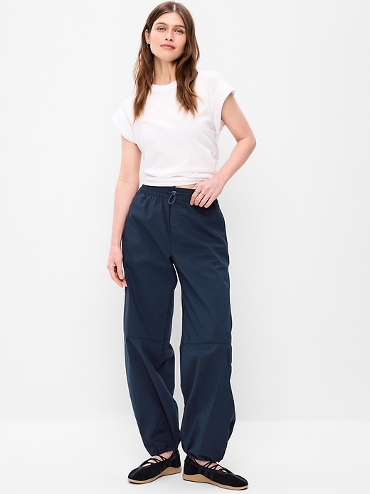 Image number 1 showing, Lightweight Pull-On Parachute Pants