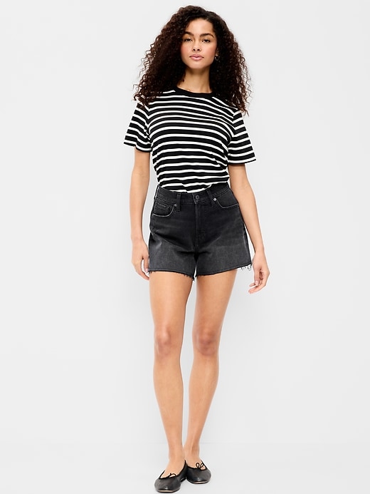 Image number 1 showing, High-Waisted OG Jean Shorts -- 4-inch inseam