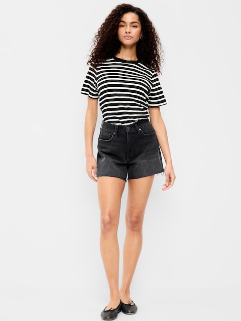 High-Waisted OG Jean Shorts -- 4-inch inseam