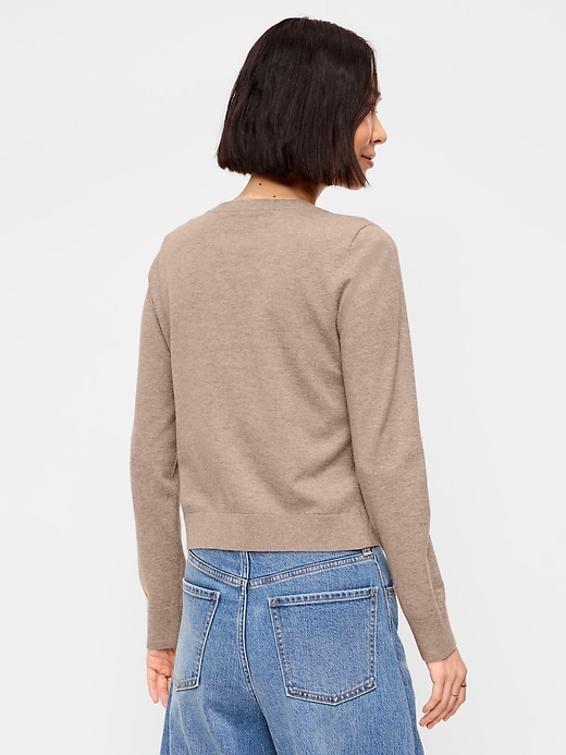 Image number 2 showing, SoSoft Lite Cropped Crew-Neck Cardigan