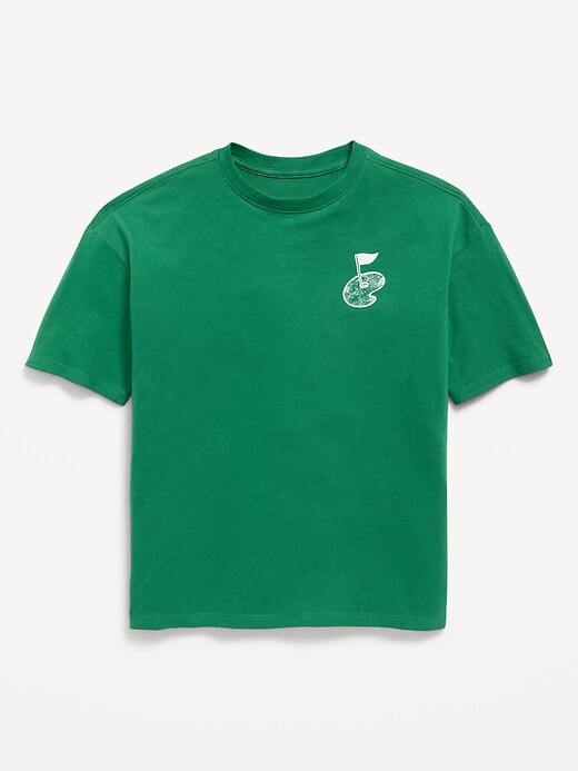 L'image numéro 1 présente T-shirt surdimensionné à imprimé PGA TOUR™ unisexe pour Enfant
