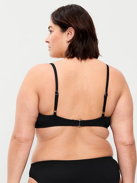 L'image numéro 8 présente Haut de bikini côtelé