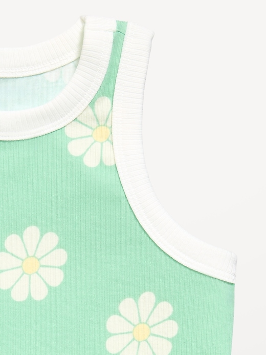 Image number 4 showing, Fitted Ribbed Tank Top for Girls