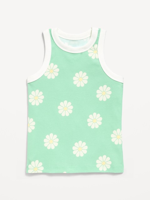 Fitted Ribbed Tank Top for Girls