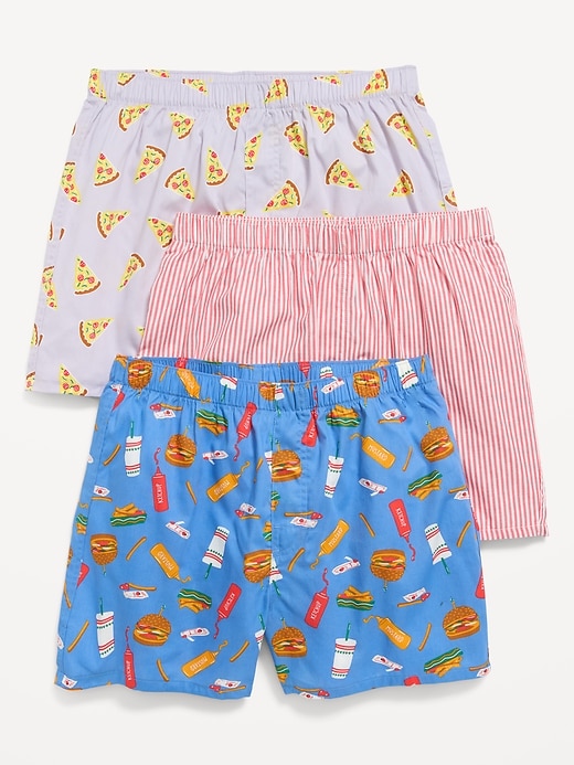 Image number 1 showing, 3-Pack Soft-Washed Boxer Shorts -- 3.5-inch inseam