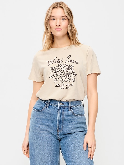 Image number 5 showing, EveryWear Crew-Neck Graphic T-Shirt