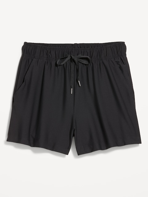SHORT POWERSOFT À TAILLE HAUTE, ENTREJAMBE DE 9 CM