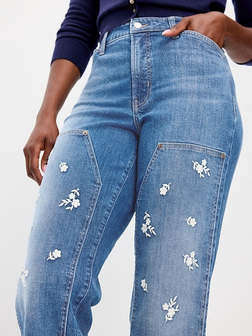 L'image numéro 5 présente Jean OG profilé ample à taille haute