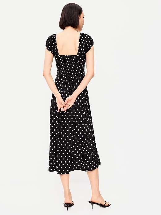 Image number 2 showing, Short-Sleeve Fit & Flare Midi Dress