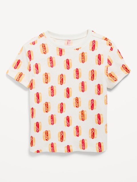 T-SHIRT À MOTIF À MANCHES COURTES POUR TOUT-PETIT