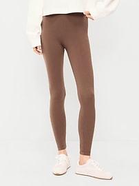 Image number 2 showing, High-Waisted Jersey Fashion Layering Leggings