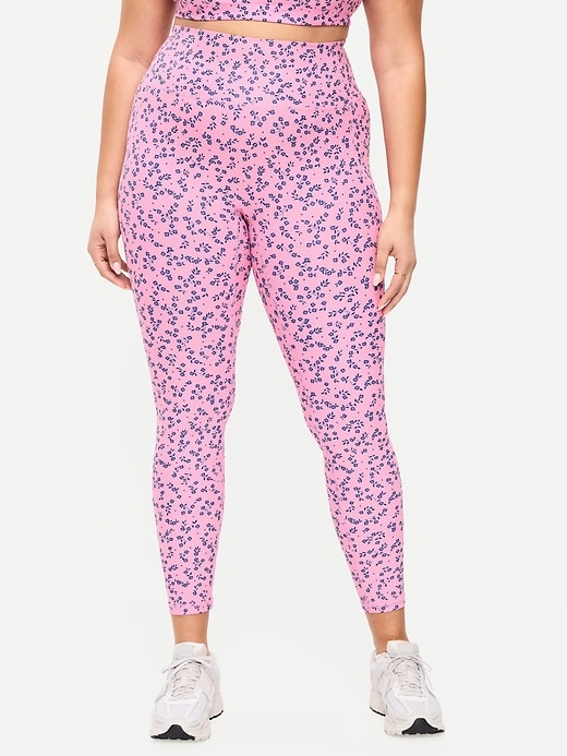 L'image numéro 3 présente Legging PowerSoft sans limites à poche à taille très haute, longueur 7/8 – Sans couture avant