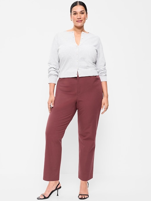 Image number 8 showing, High-Waisted Pixie Straight Pants