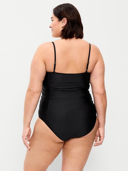Image number 8 showing, Ruched One-Piece Swimsuit
