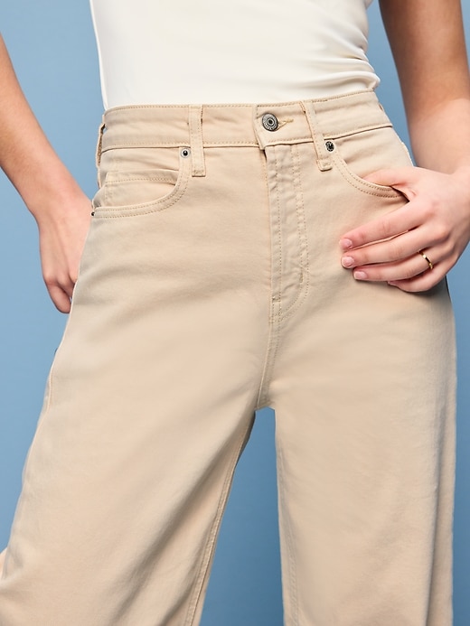 Image number 5 showing, Extra High-Waisted Wide-Leg Jeans