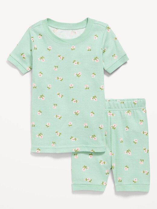 Image number 1 showing, Printed Snug-Fit Pajama Set for Toddler & Baby