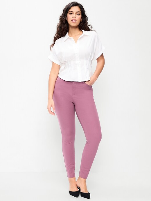 Image number 6 showing, High-Waisted Pixie Skinny Ankle Pants