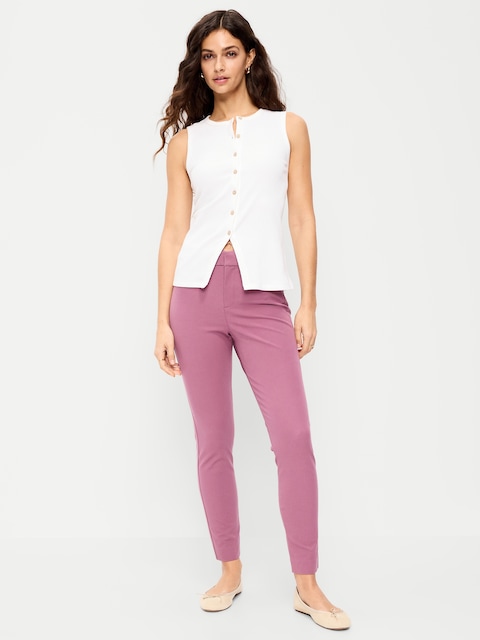 High-Waisted Pixie Skinny Ankle Pants