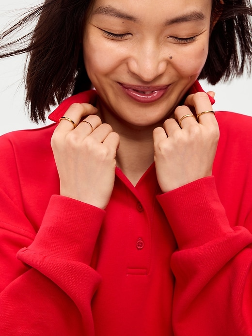 Image number 4 showing, Dynamic Fleece Pique Polo