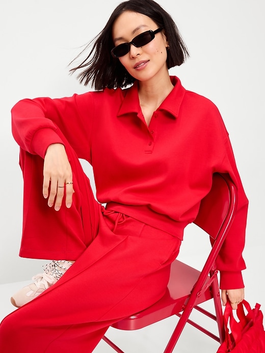 Image number 3 showing, Dynamic Fleece Pique Polo