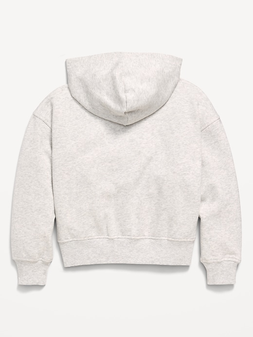 Image number 2 showing, Favorite Fleece Graphic Zip-Front Hoodie for Girls