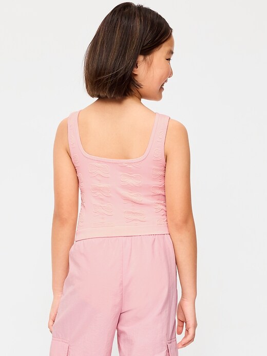 L'image numéro 2 présente Soutien-gorge long sans coutures à boucle pour fille