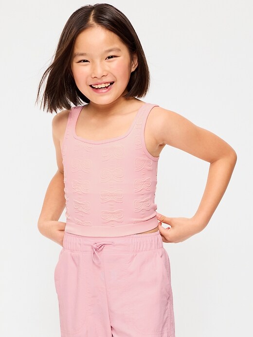 L'image numéro 5 présente Soutien-gorge long sans coutures à boucle pour fille