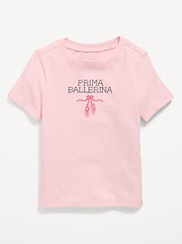 Image number 1 showing, Short-Sleeve Graphic T-Shirt for Toddler Girls