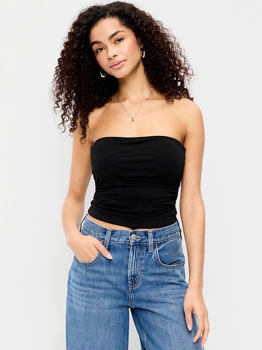 Image number 1 showing, Hug Double-Layer Tube Top