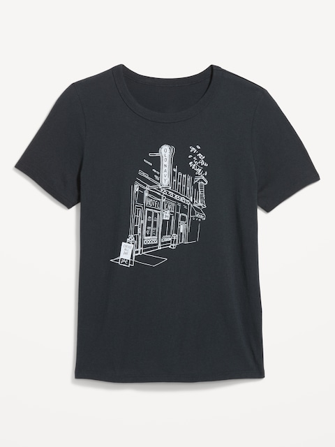 EveryWear Crew-Neck Logo-Graphic T-Shirt