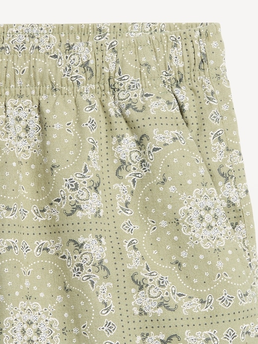 Image number 5 showing, Linen-Blend Jogger Shorts -- 5-inch inseam