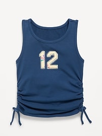 Image number 2 showing, Side-Ruched Tank Top for Girls
