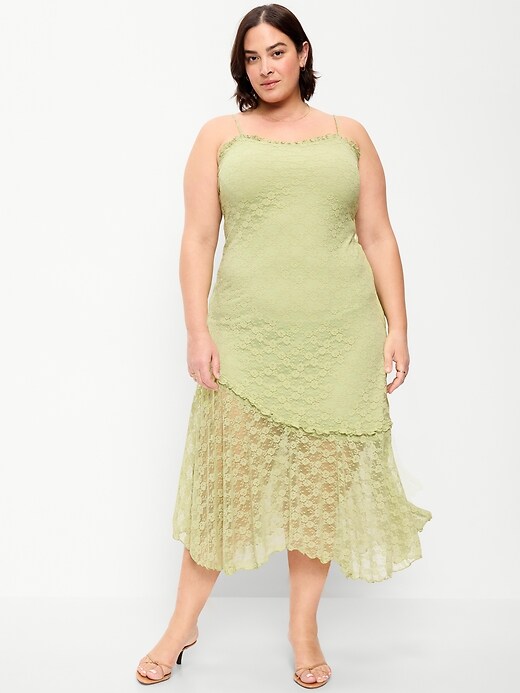 Image number 6 showing, Fit & Flare Lace Midi Dress