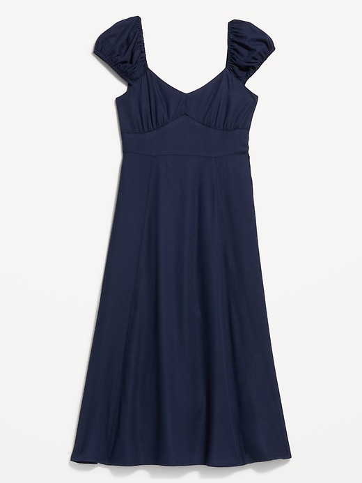 Image number 2 showing, Short-Sleeve Fit & Flare Midi Dress