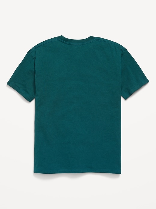 Image number 2 showing, Oversized Graphic Tunic T-Shirt for Girls