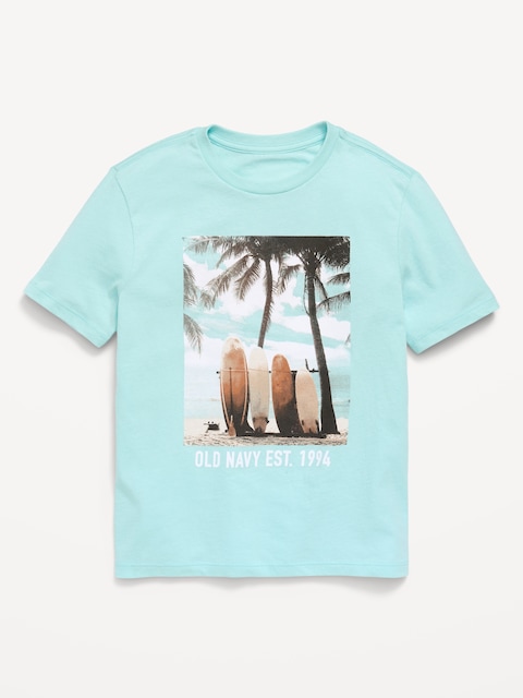 Short-Sleeve Logo-Graphic T-Shirt for Boys