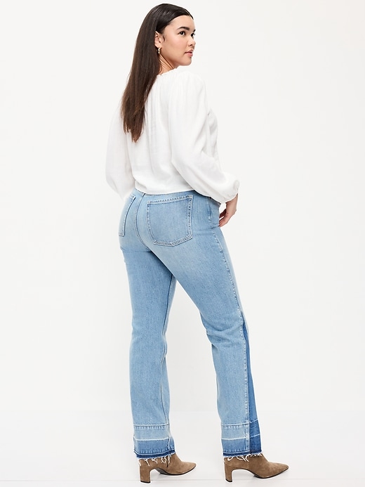 Image number 7 showing, Extra High-Waisted Baby Boot-Cut Jeans
