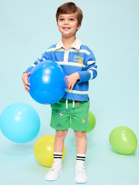 Fleece Graphic Shorts for Toddler Boys