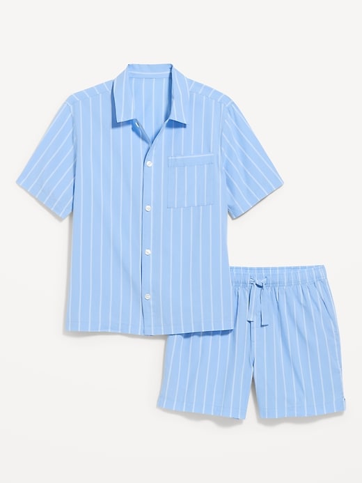 Image number 4 showing, Poplin Pajama Shorts Set